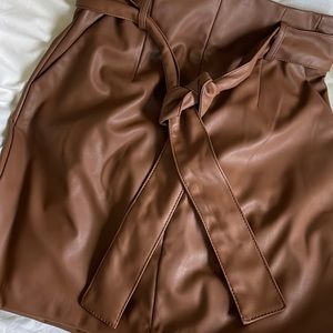 Banana Republic Vegan Leather Skirt